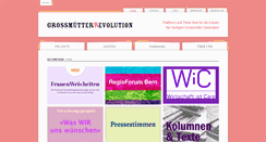 Desktop Screenshot of grossmuetterrevolution.ch